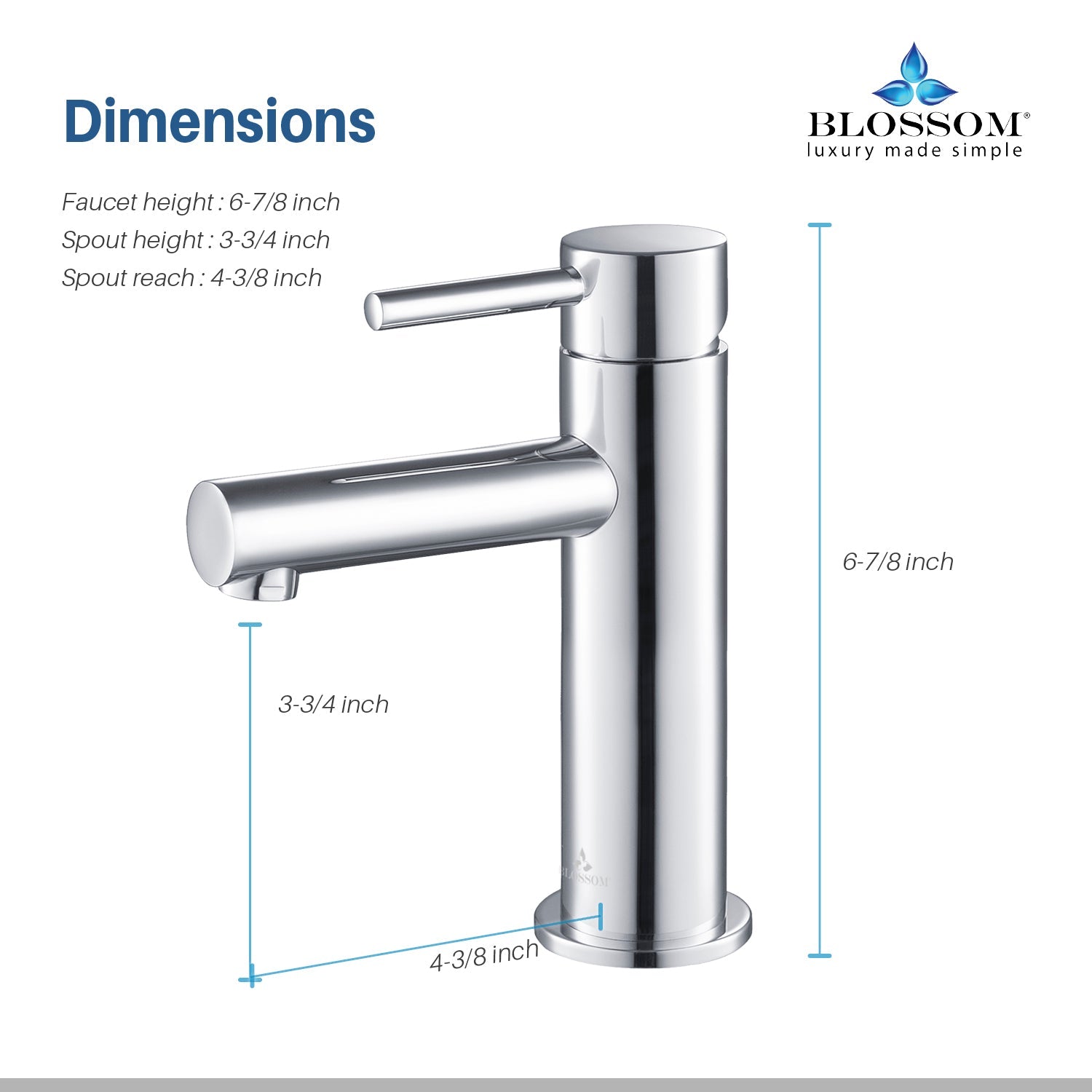 Blossom Single Handle Lavatory Faucet F01 116