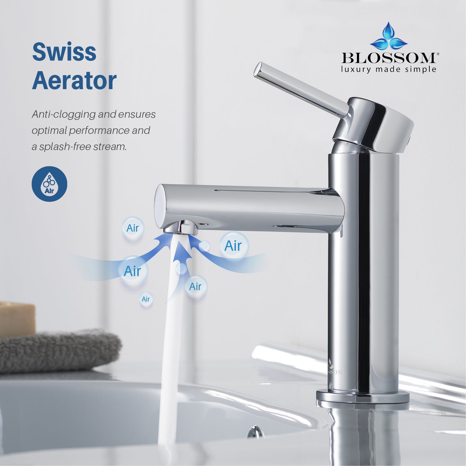 Blossom Single Handle Lavatory Faucet F01 116