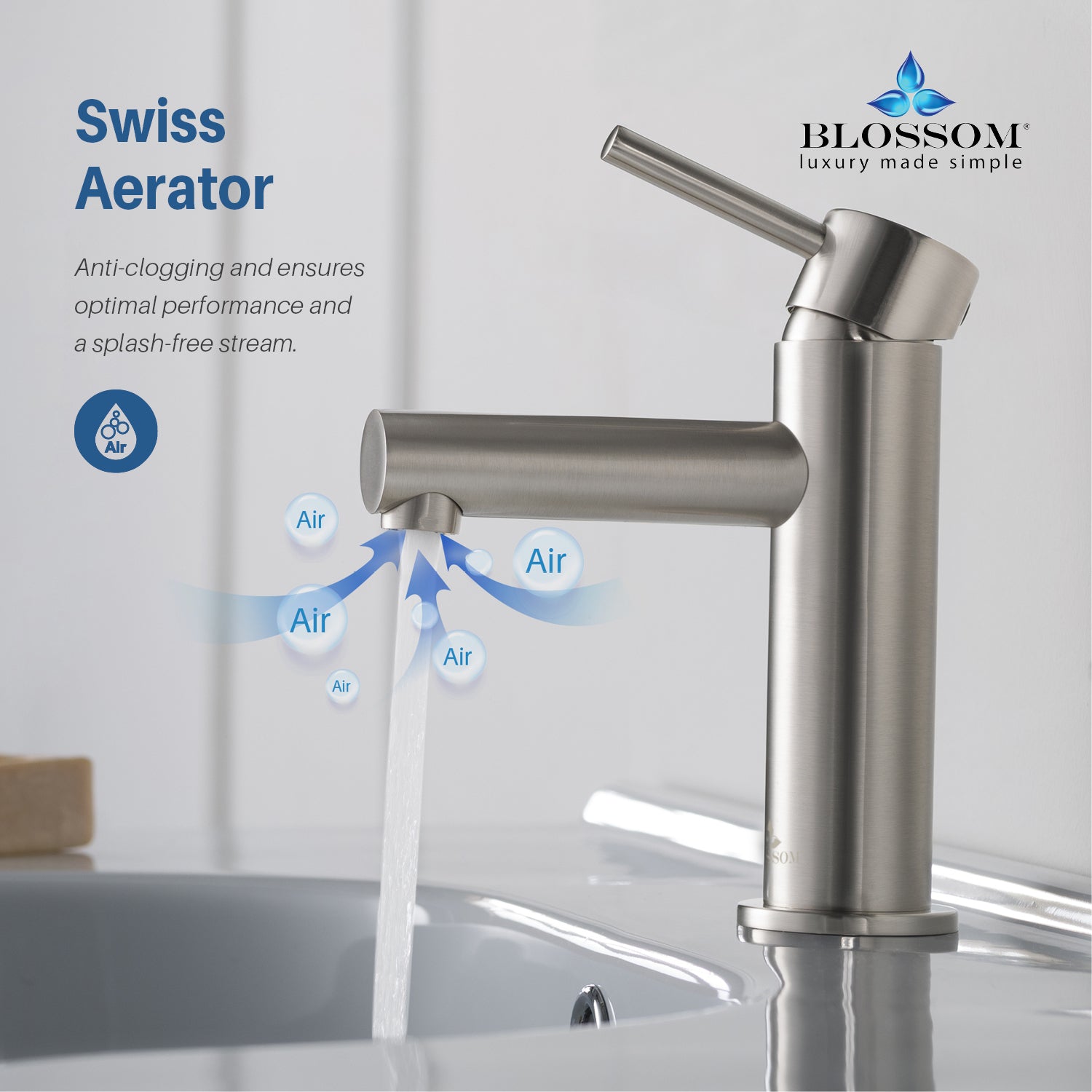 Blossom Single Handle Lavatory Faucet F01 116