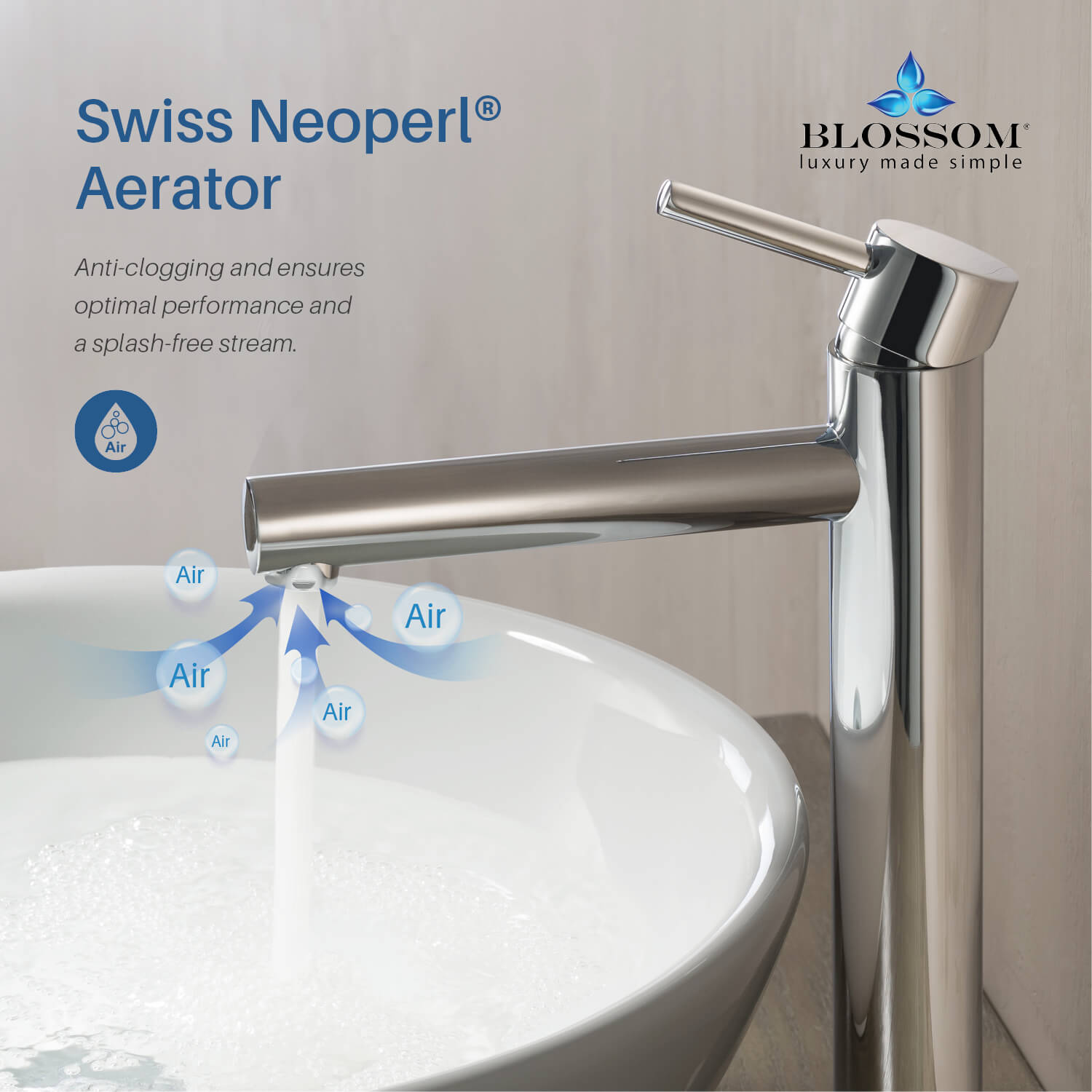 Blossom Single Handle Lavatory Faucet F01 117