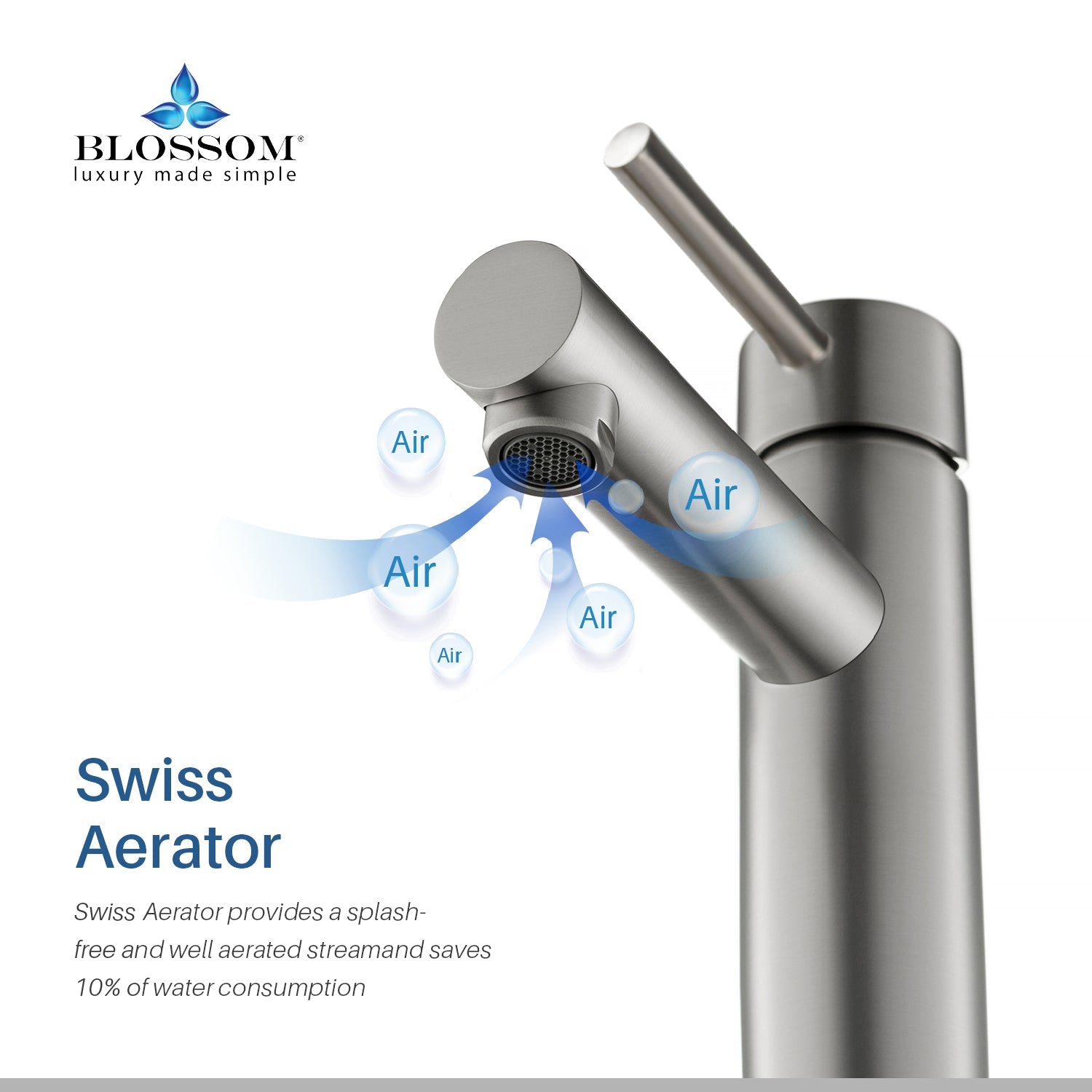 Blossom Single Handle Lavatory Faucet F01 117