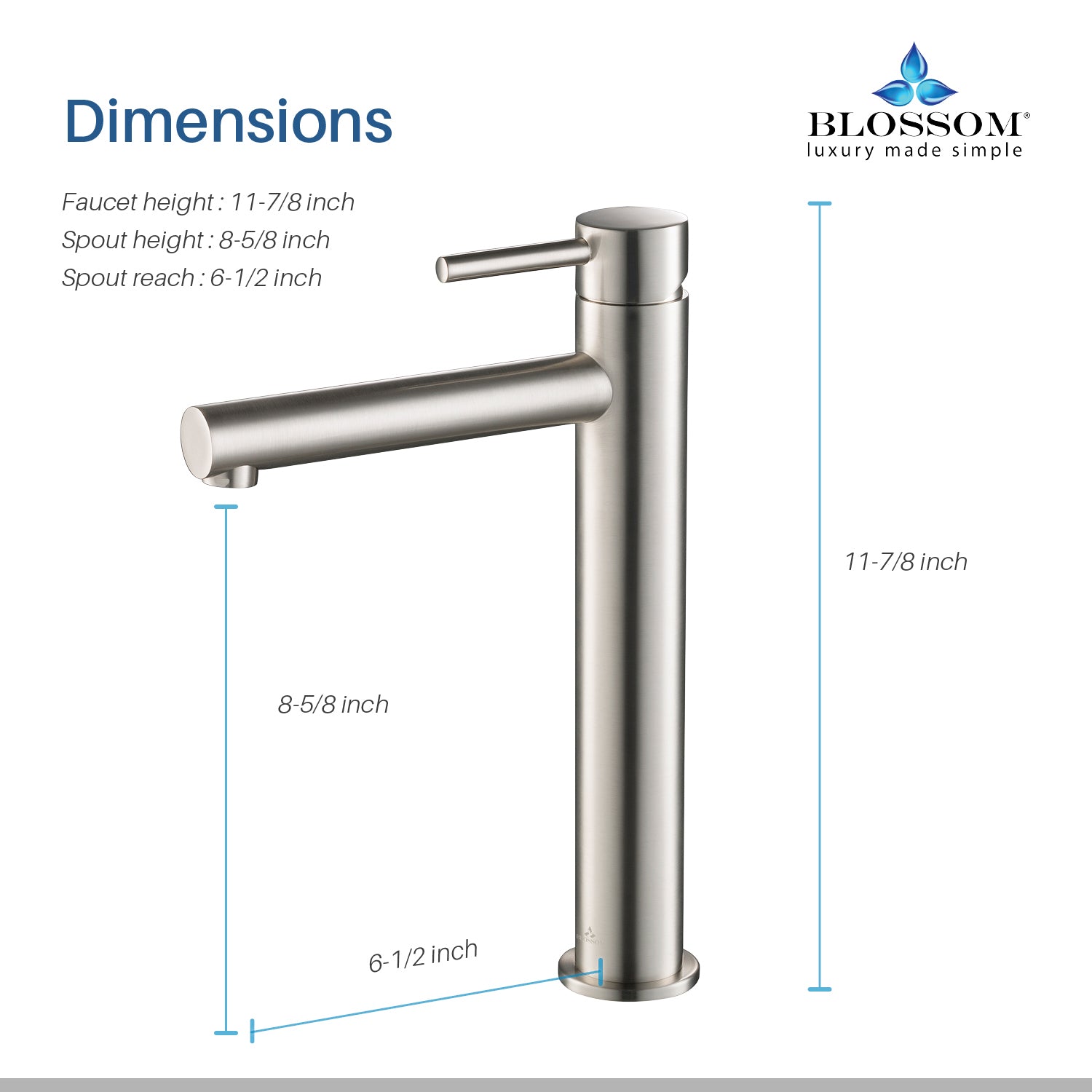 Blossom Single Handle Lavatory Faucet F01 117