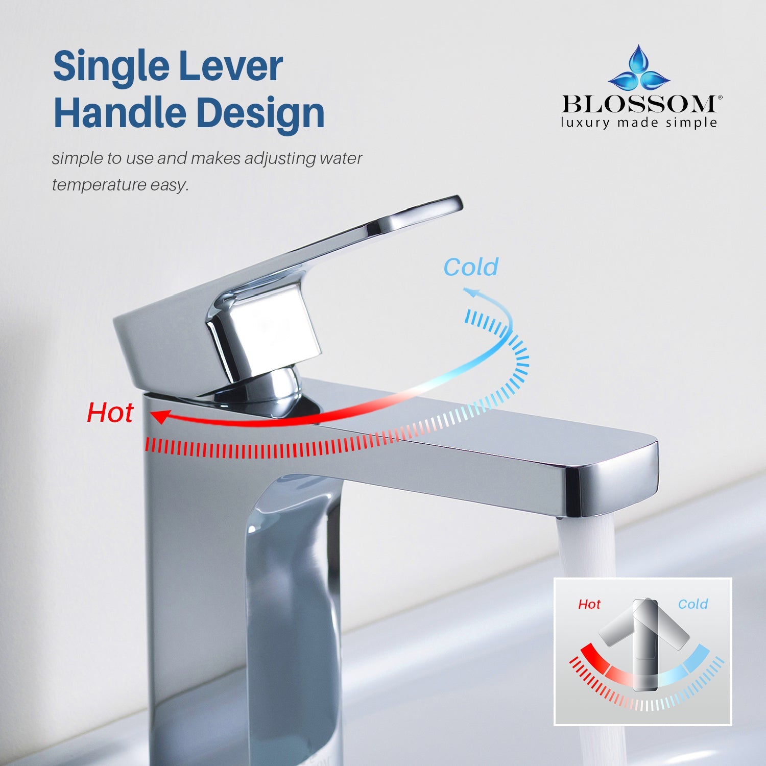 Blossom Single Handle Lavatory Faucet F01 118