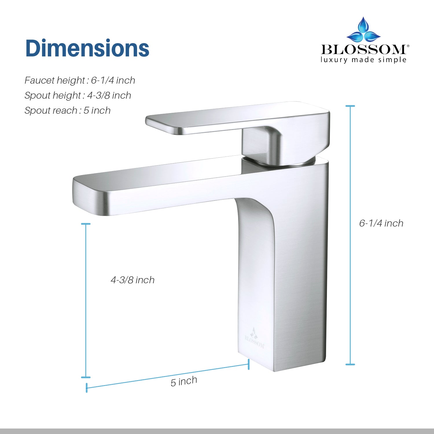 Blossom Single Handle Lavatory Faucet F01 118