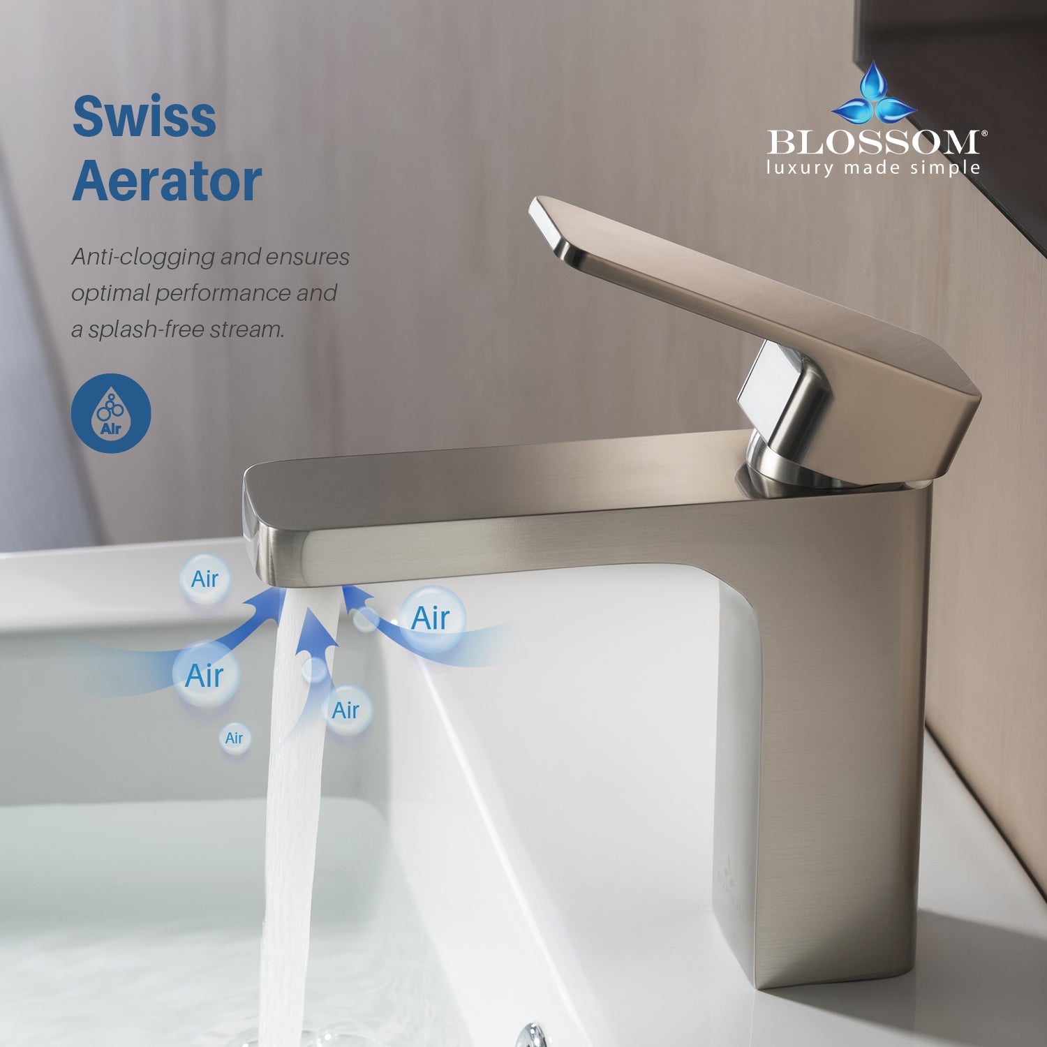 Blossom Single Handle Lavatory Faucet F01 118