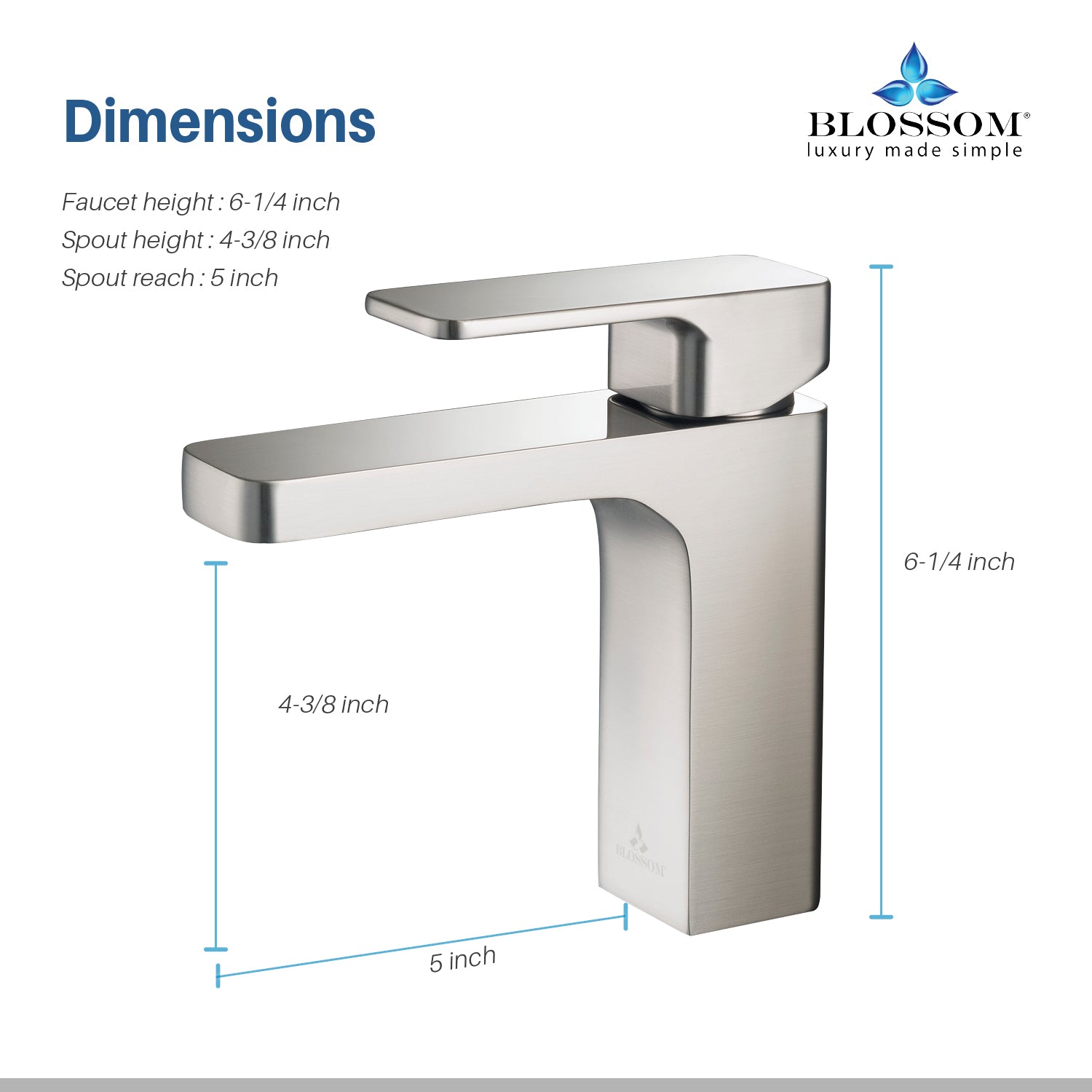 Blossom Single Handle Lavatory Faucet F01 118
