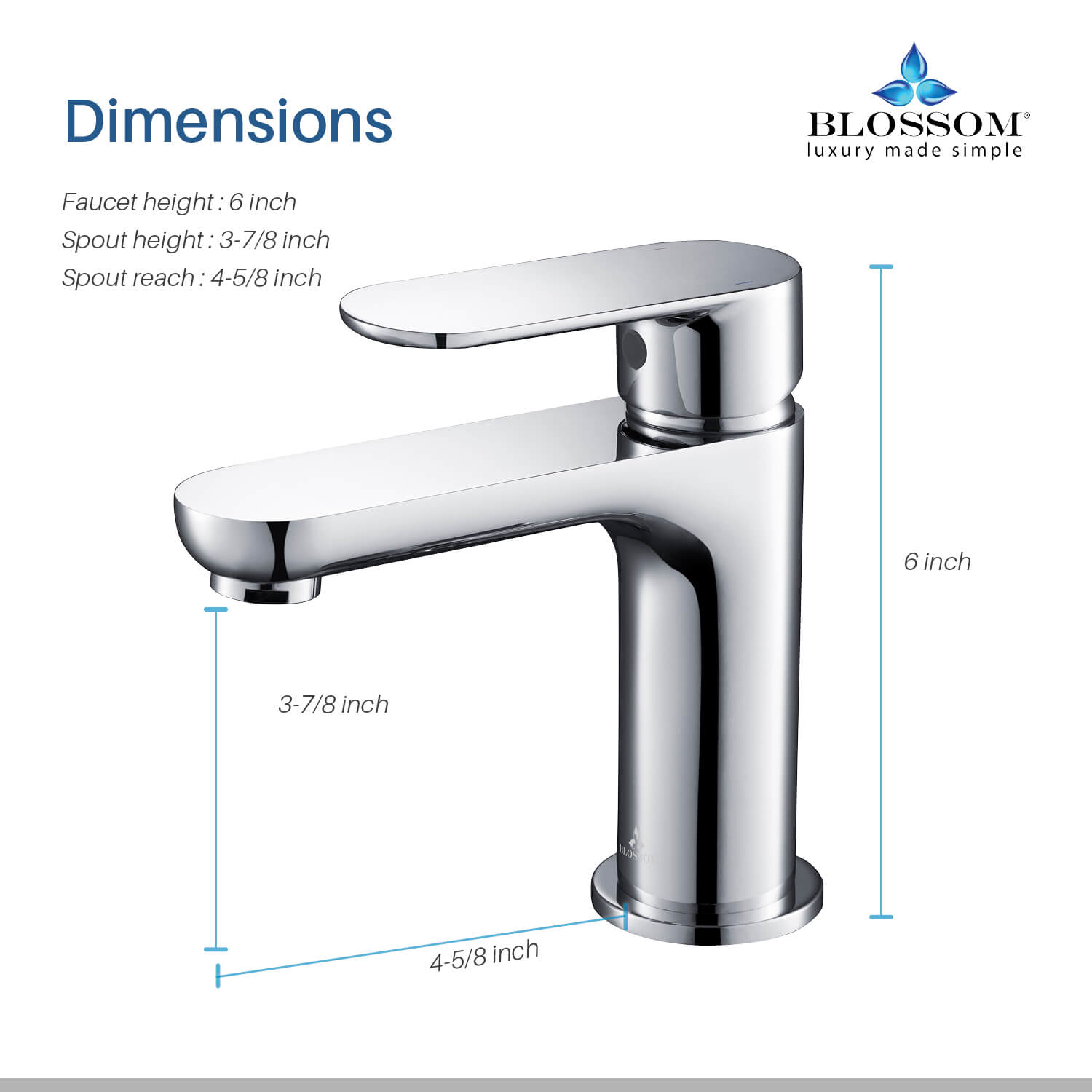 Blossom Single Handle Lavatory Faucet F01 119