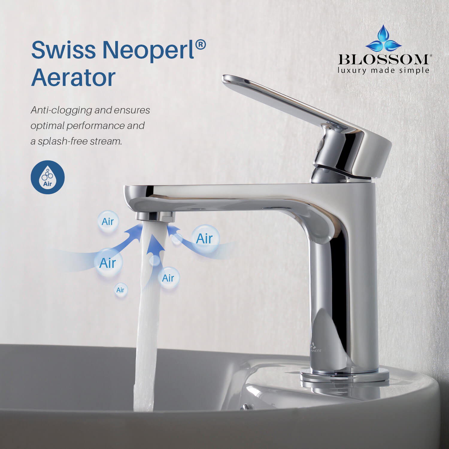Blossom Single Handle Lavatory Faucet F01 119
