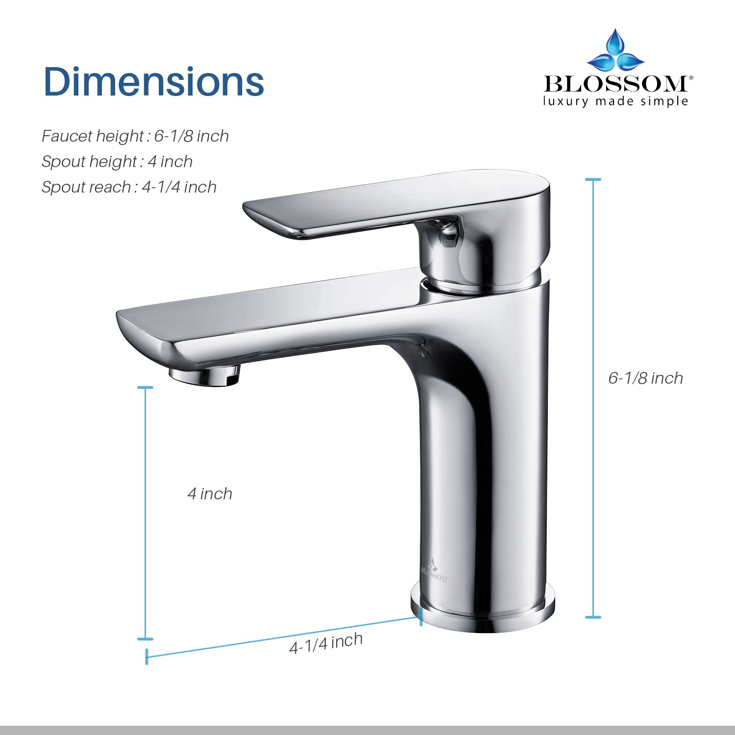 Blossom Single Handle Lavatory Faucet F01 120