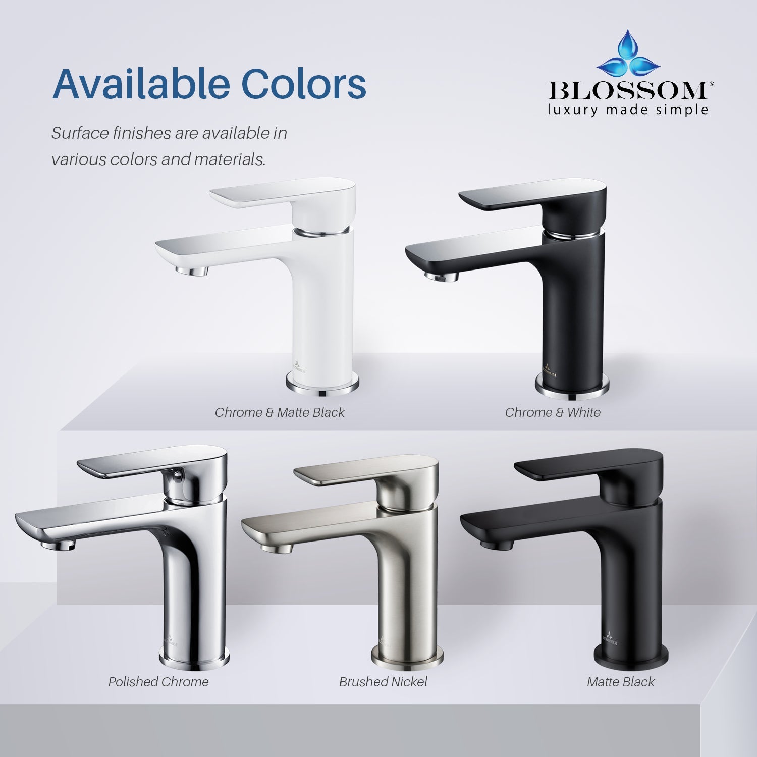 Blossom Single Handle Lavatory Faucet F01 120