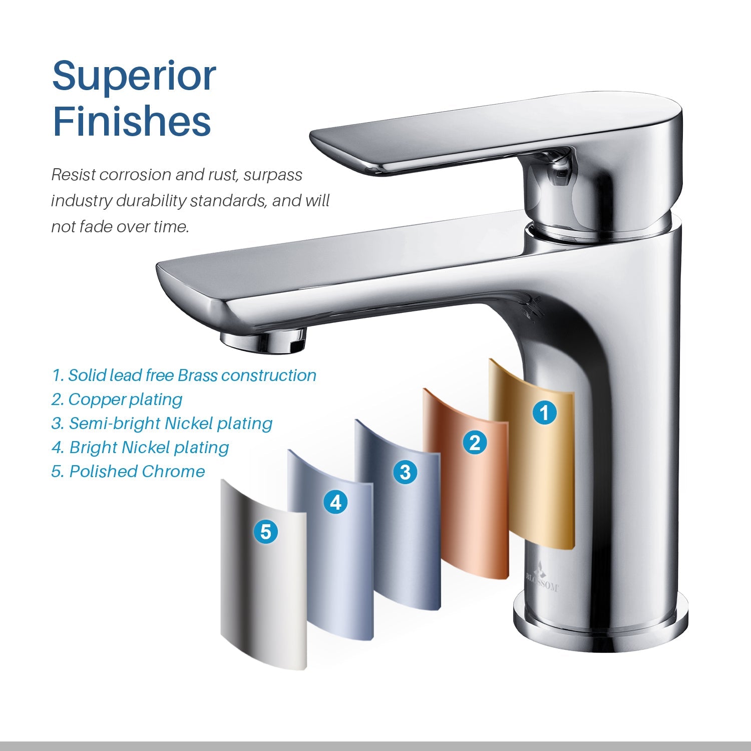 Blossom Single Handle Lavatory Faucet F01 120