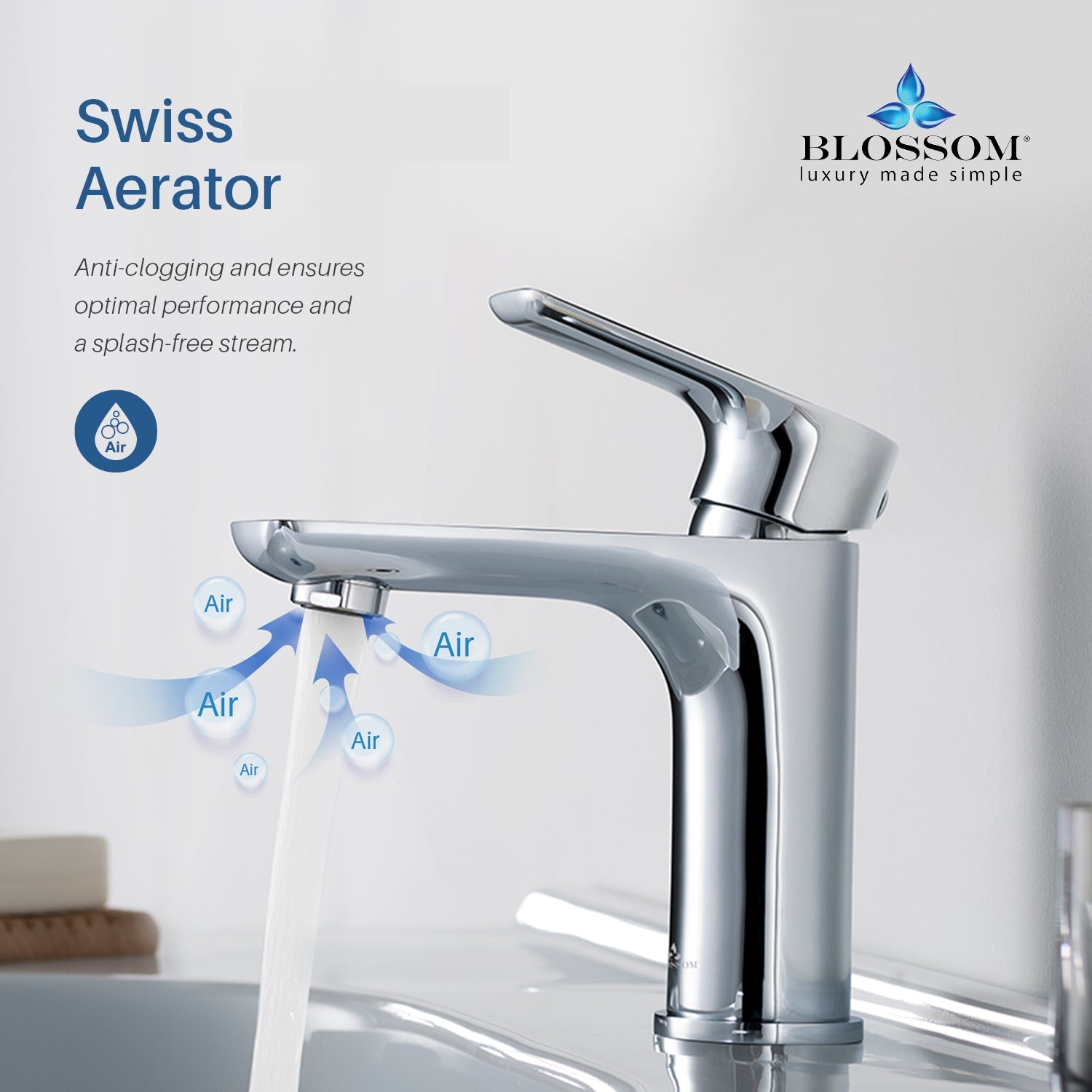 Blossom Single Handle Lavatory Faucet F01 120