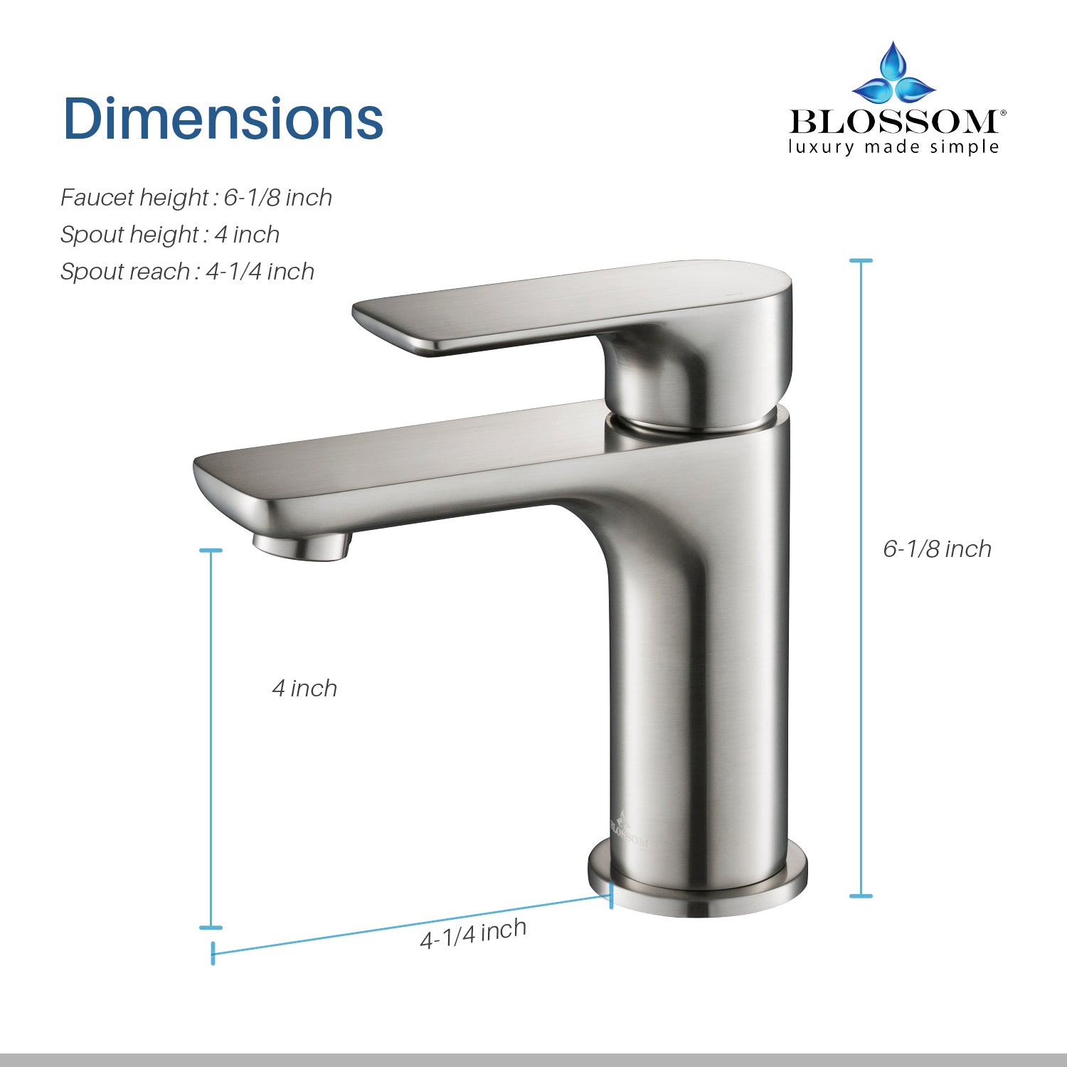 Blossom Single Handle Lavatory Faucet F01 120