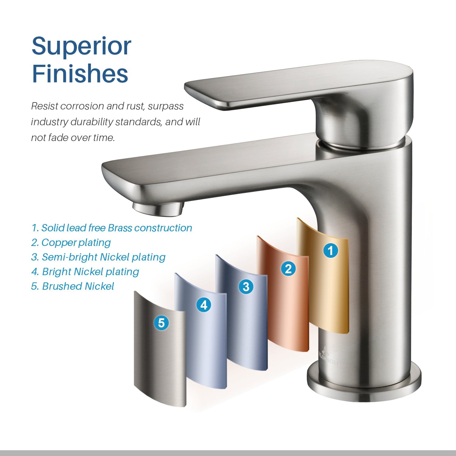 Blossom Single Handle Lavatory Faucet F01 120