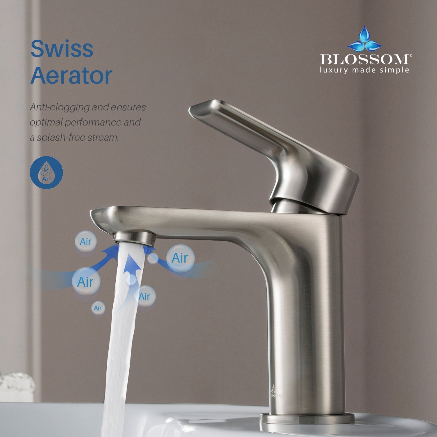 Blossom Single Handle Lavatory Faucet F01 120