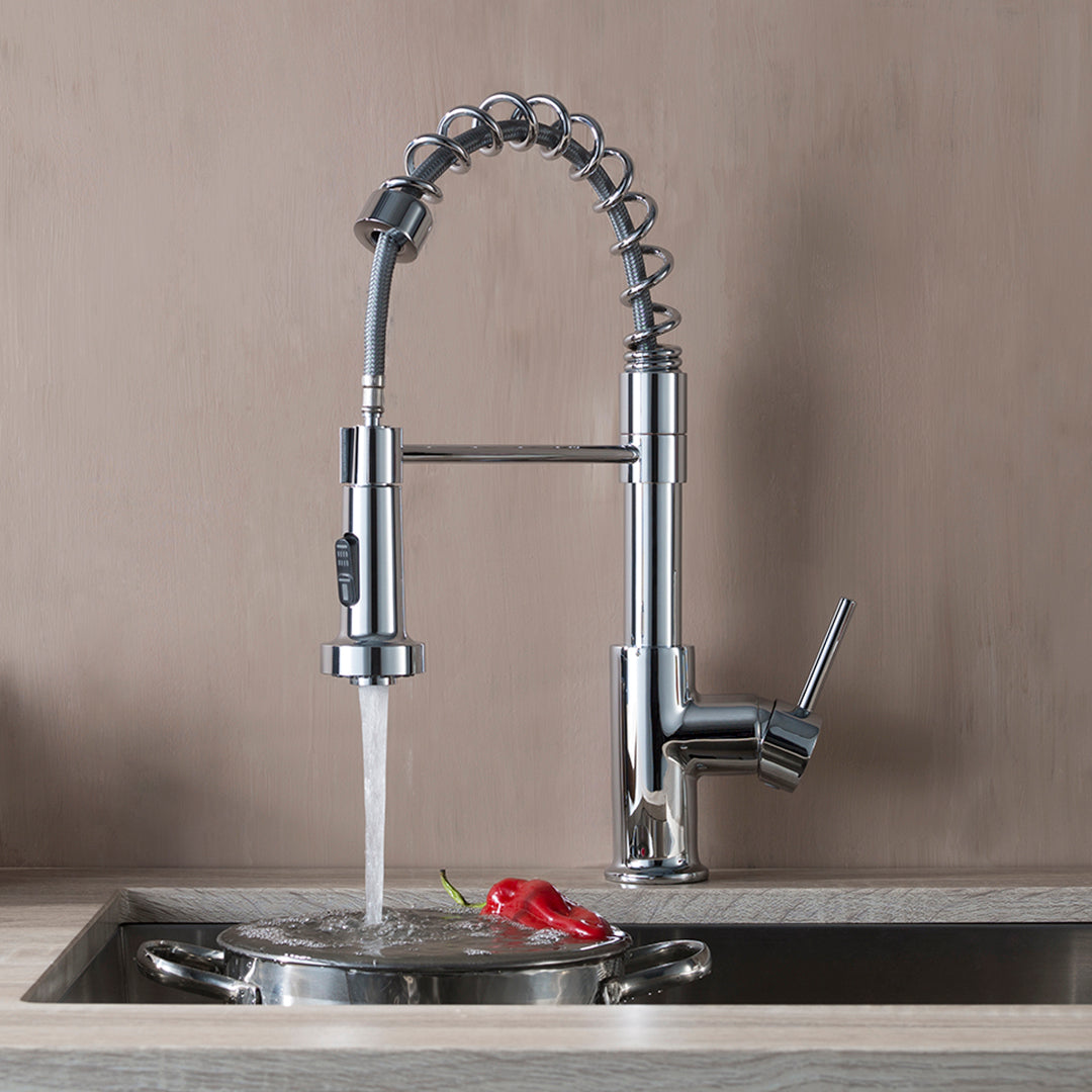 Single Handle Pull Out Kitchen Faucet - F01 205