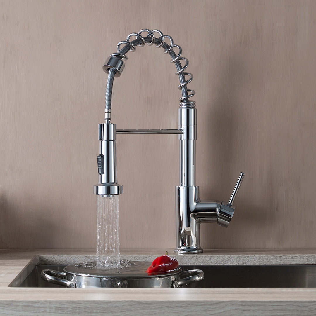 Single Handle Pull Out Kitchen Faucet - F01 205