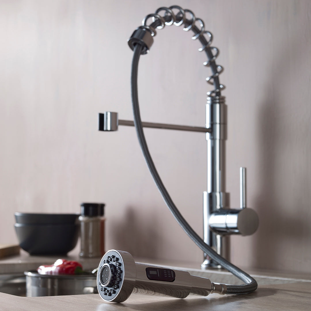 Single Handle Pull Out Kitchen Faucet - F01 205