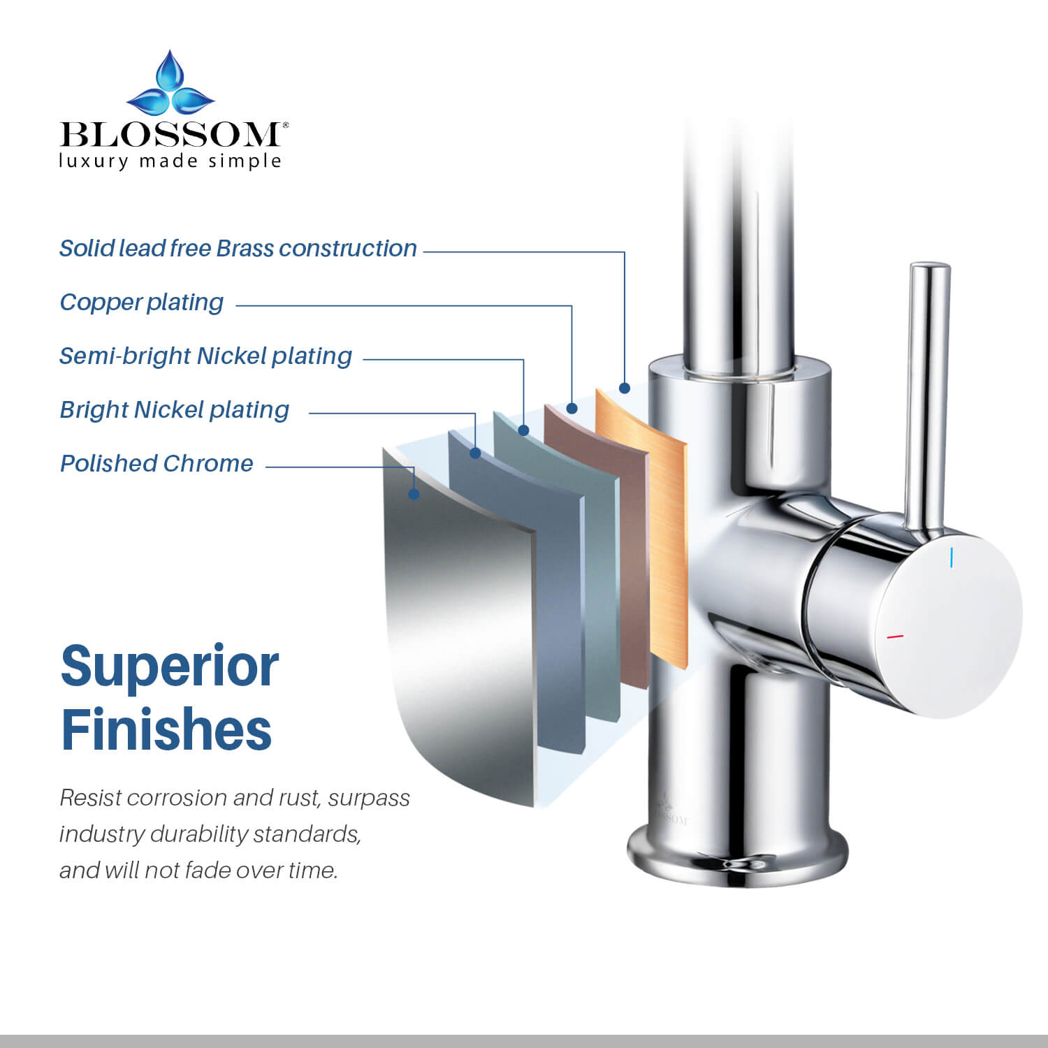 Single Handle Pull Down Kitchen Faucet - F01 206