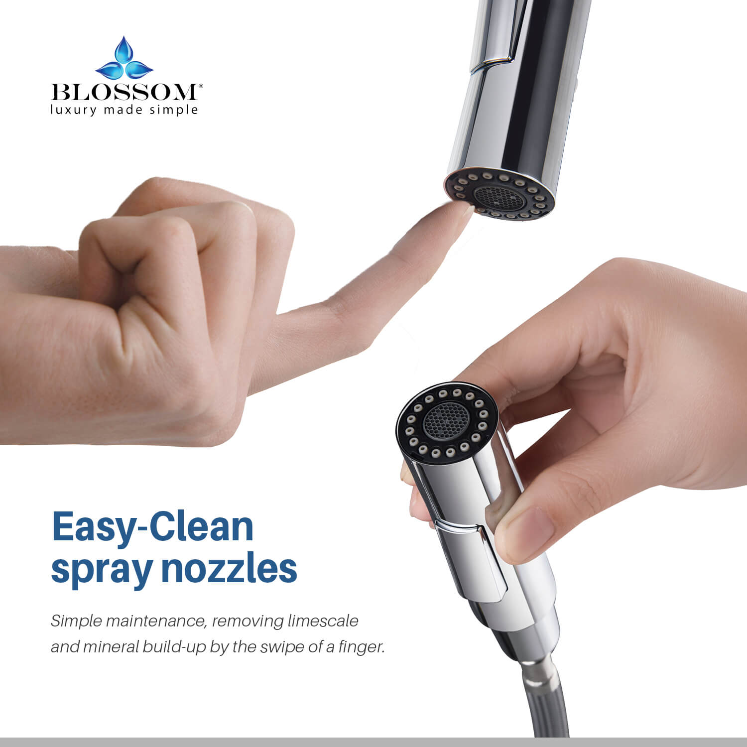 Single Handle Pull Down Kitchen Faucet - F01 206