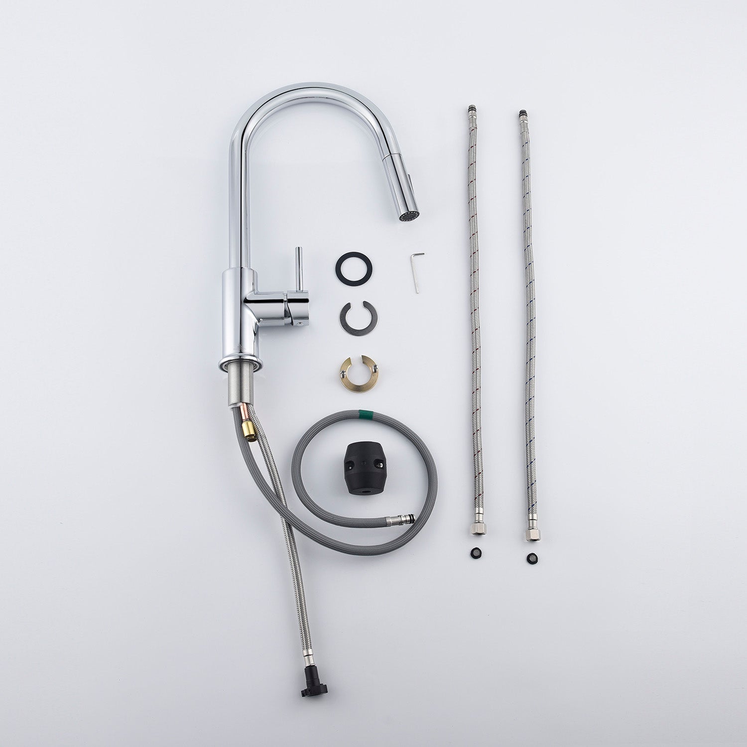 Single Handle Pull Down Kitchen Faucet - F01 206