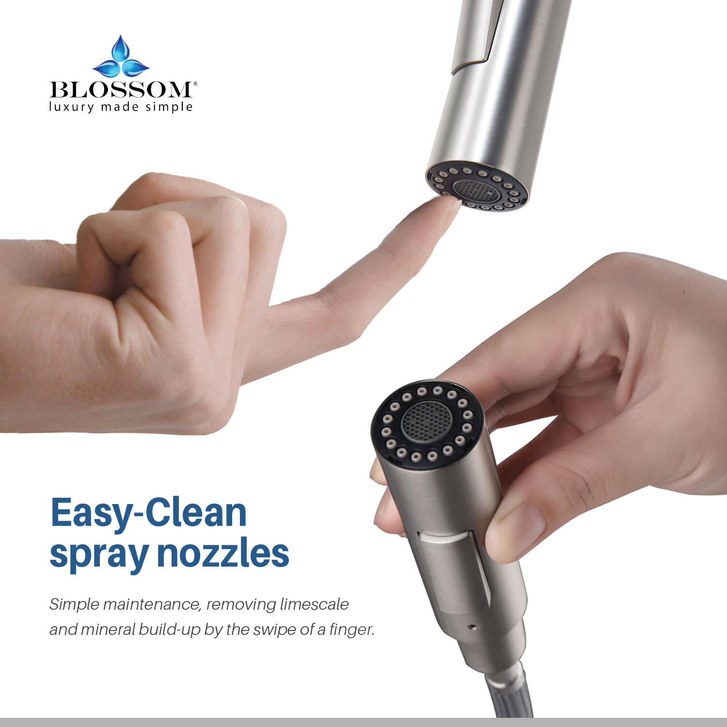 Single Handle Pull Down Kitchen Faucet - F01 206