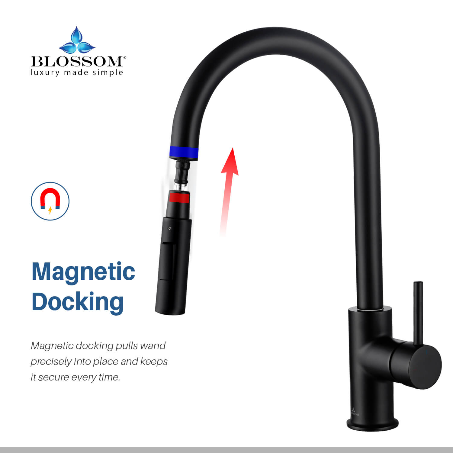 Single Handle Pull Down Kitchen Faucet - F01 206