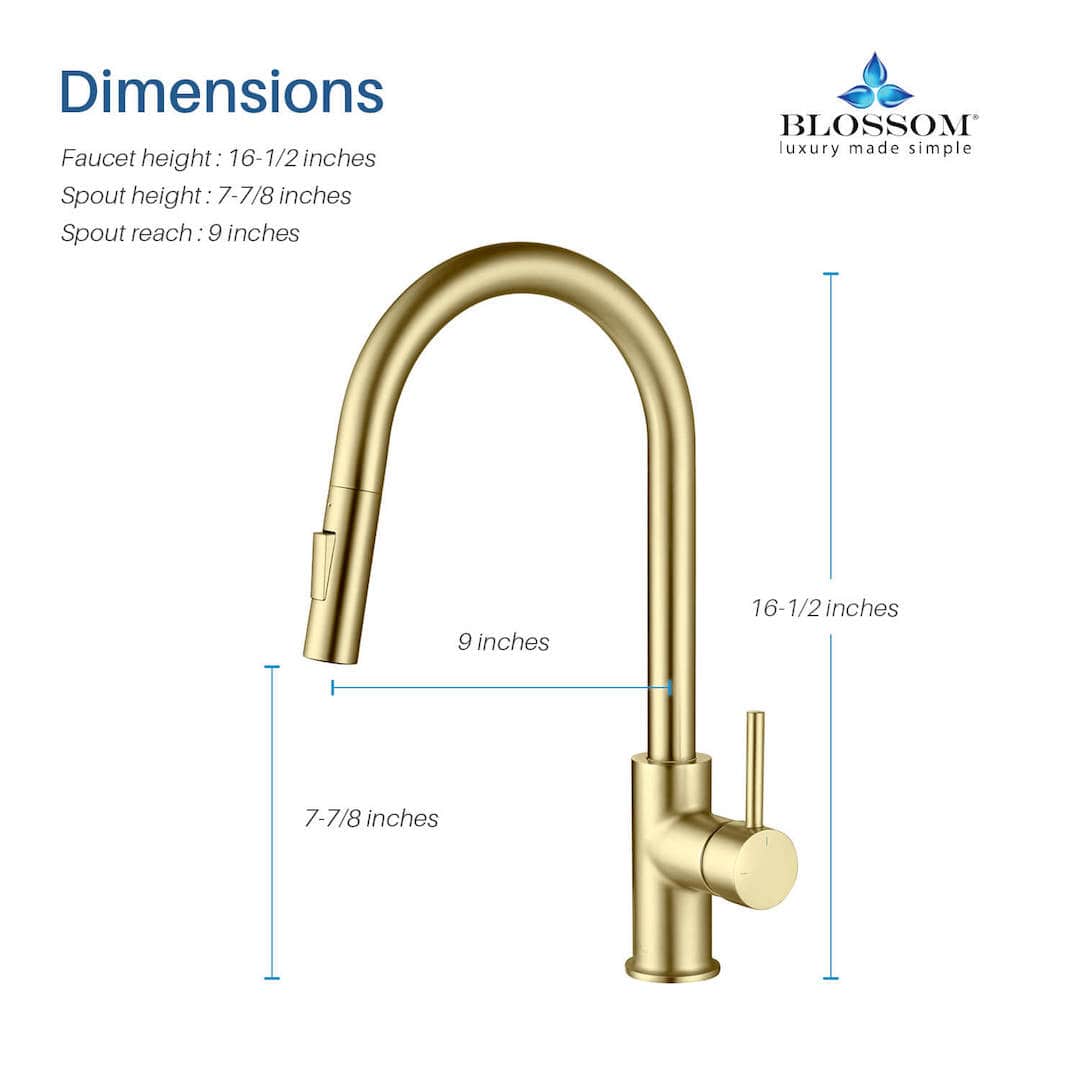 Single Handle Pull Down Kitchen Faucet - F01 206