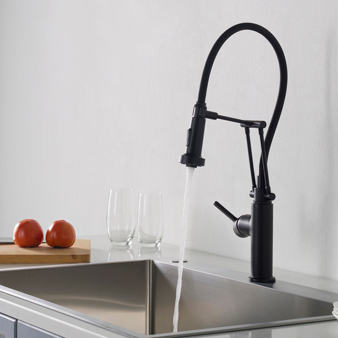 Single Handle Pull Out Kitchen Faucet - F01 208