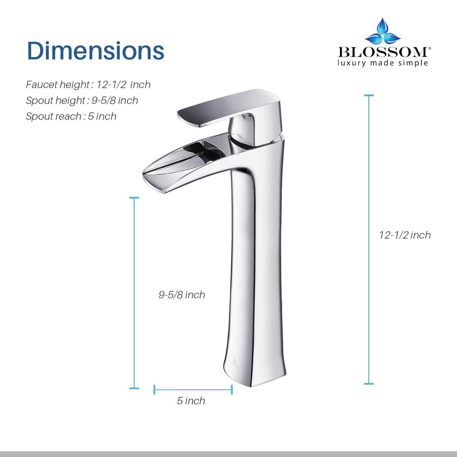 Blossom Single Handle Lavatory Faucet F01 305