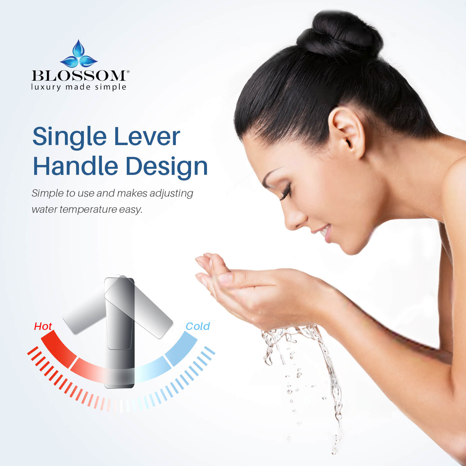 Blossom Single Handle Lavatory Faucet F01 305