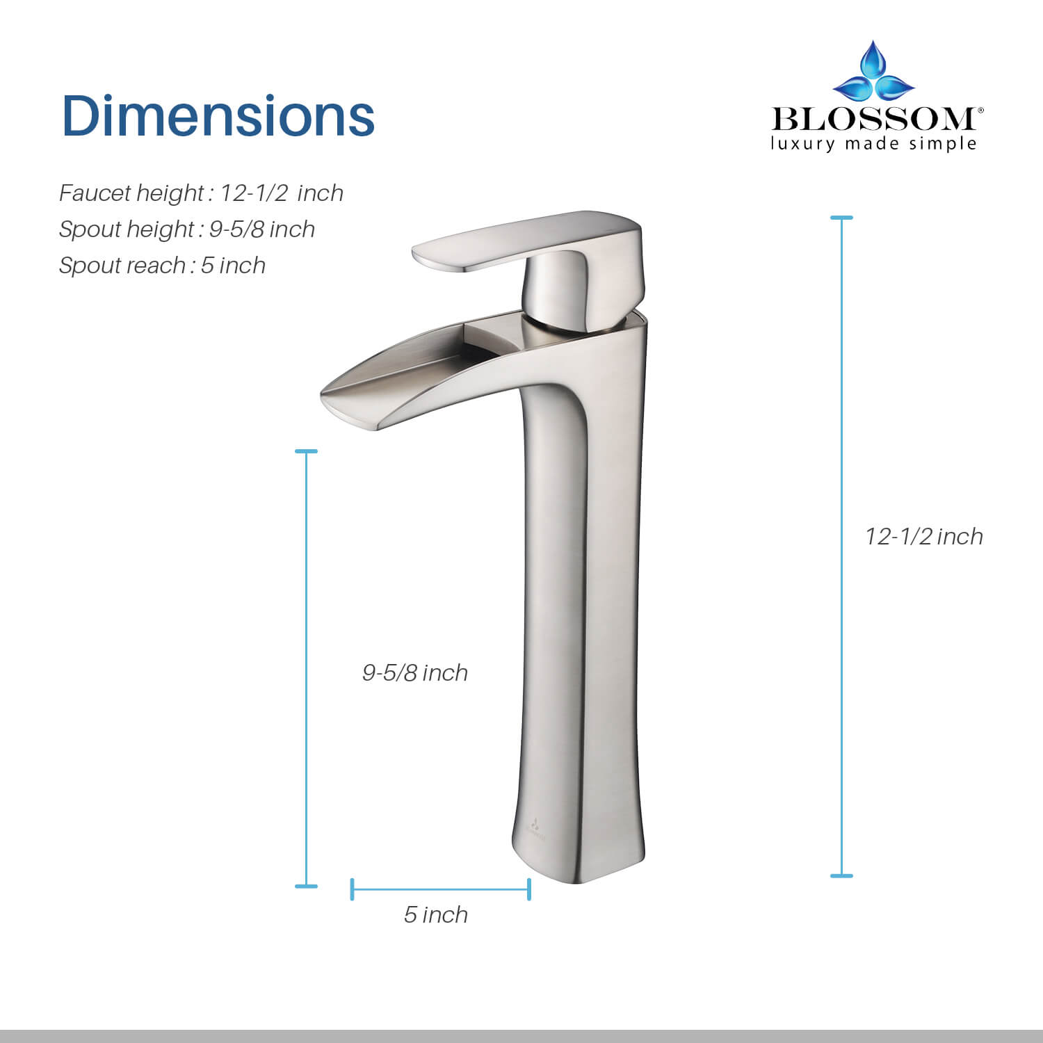 Blossom Single Handle Lavatory Faucet F01 305