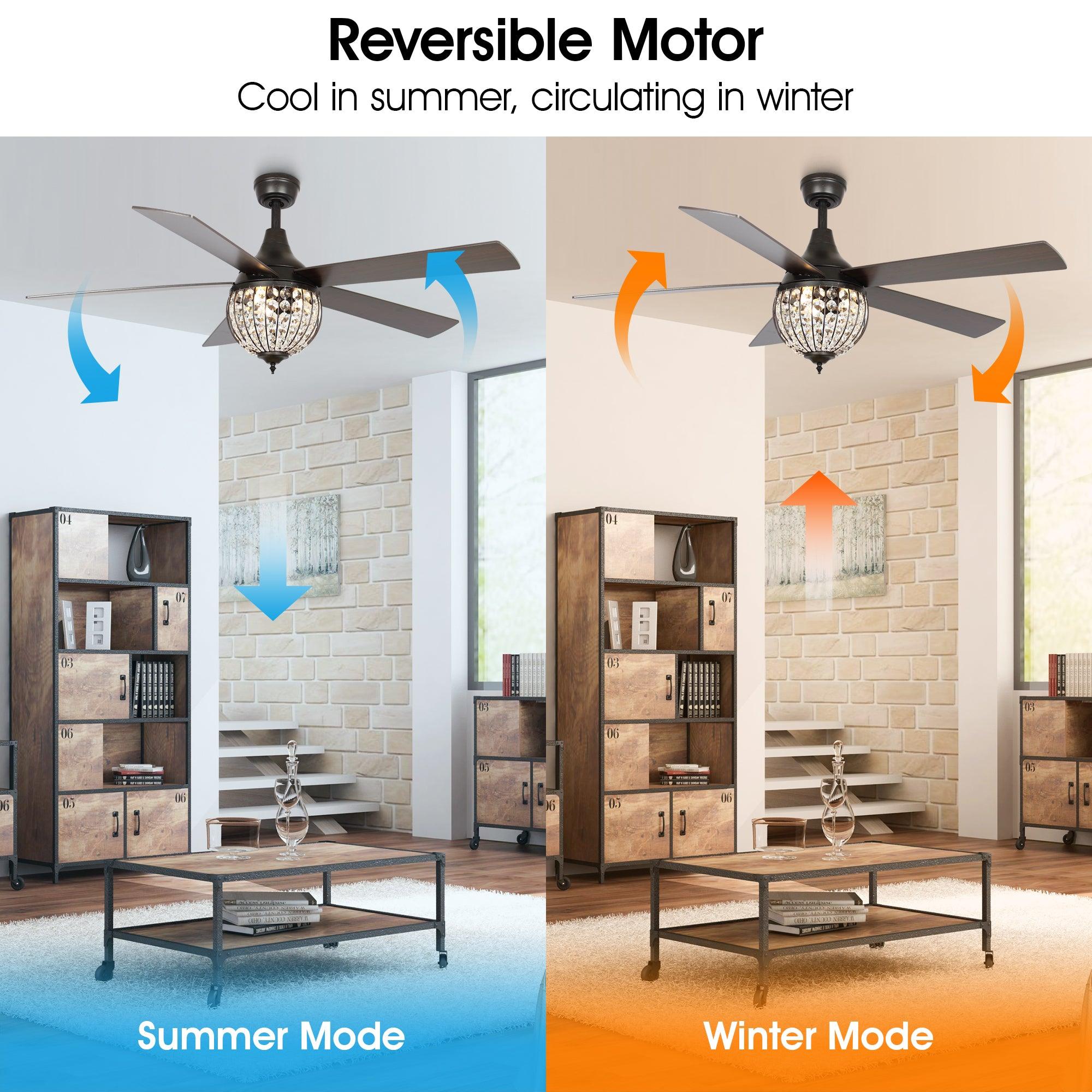 52" Varanasi Traditional Downrod Mount Ceiling Fan with Lighting and Remote Control