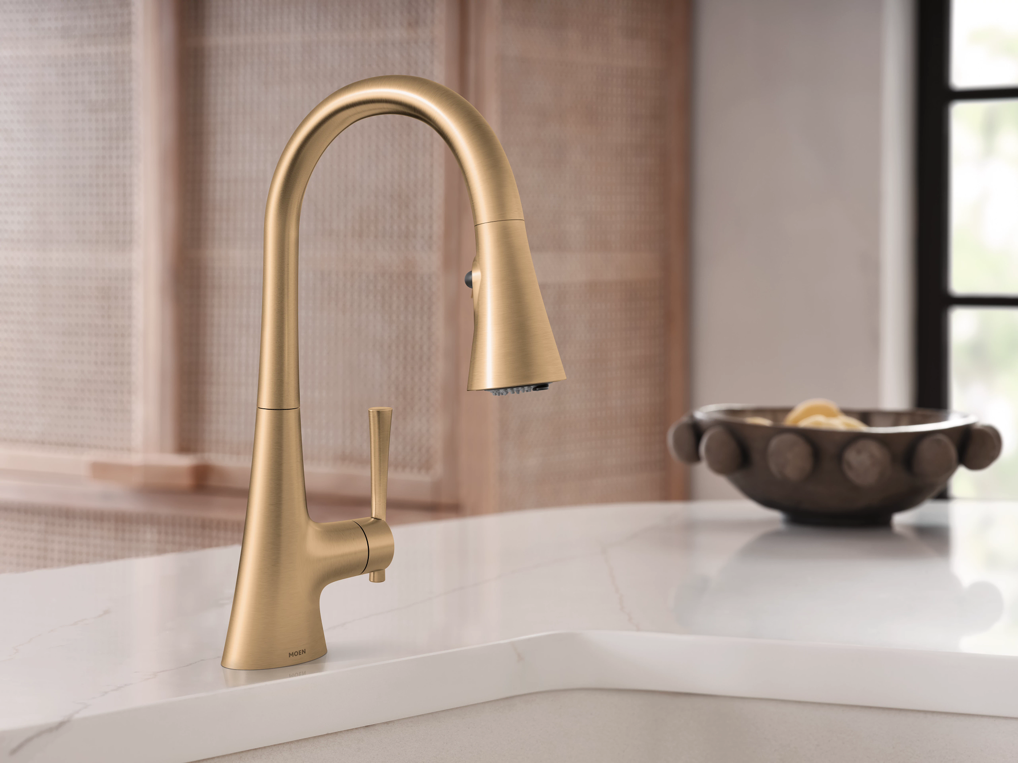 Moen F9126 KURV Pulldown Kitchen 3 In 1 Water Filtration Faucet