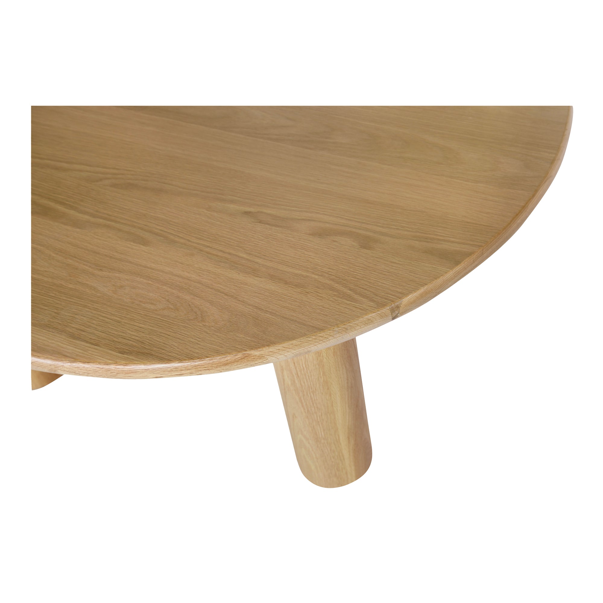 Moes Milo Round Dining Table Oak FC-1003-24-0