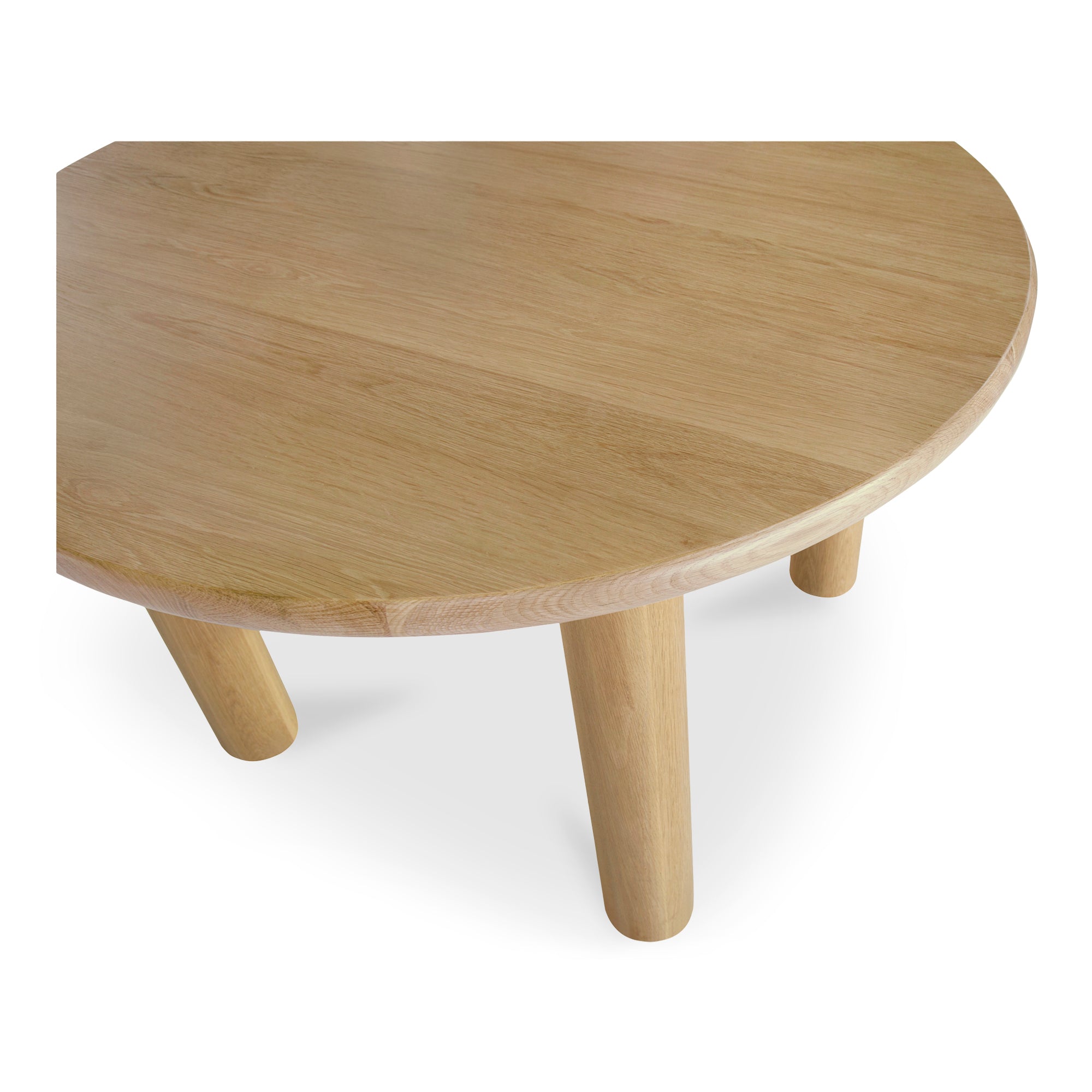 Moes Milo Round Dining Table Oak FC-1003-24-0