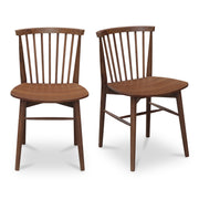 Moes Marley Dining Chair Walnut-Set of Two FC-1013-03