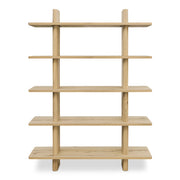 Moes Casey Large Bookcase Rustic Oak FC-1015-24
