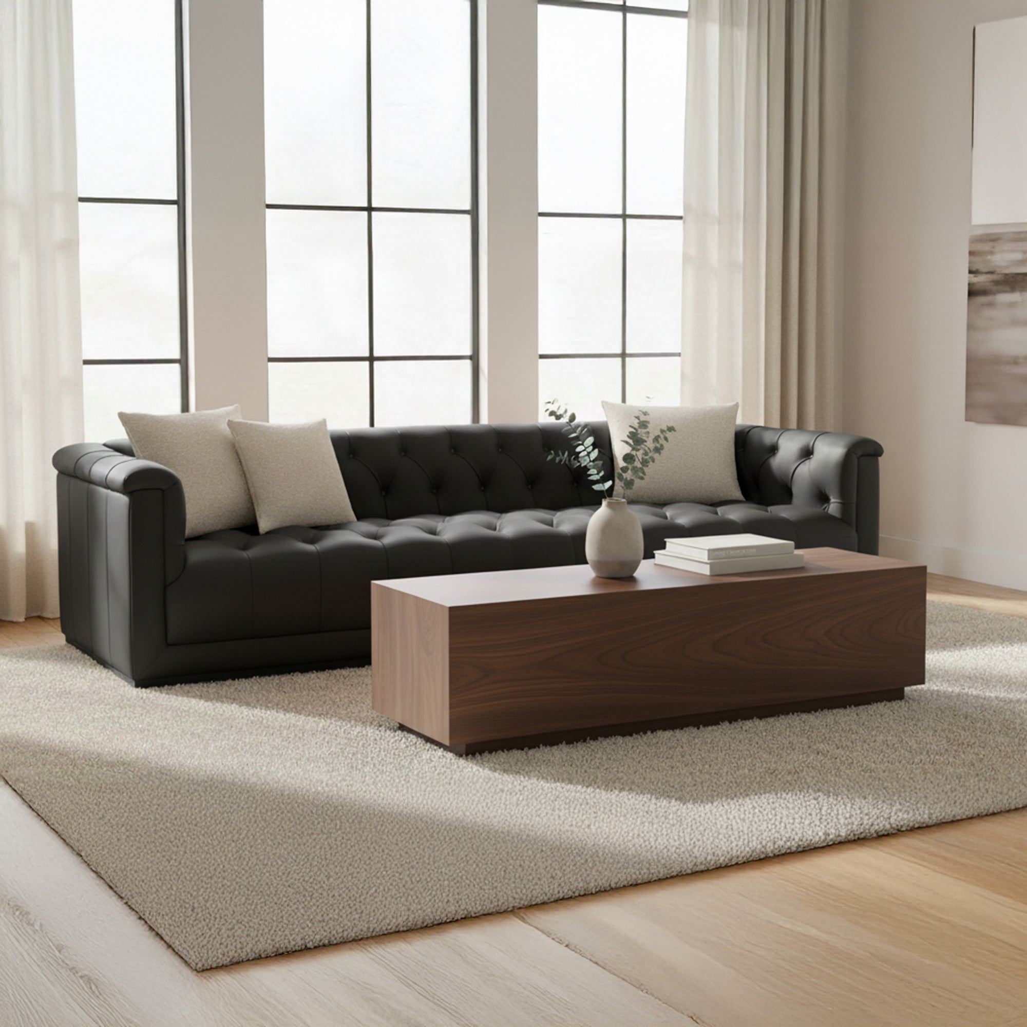 Moes Sawyer Coffee Table Dark Brown FC-1021-20