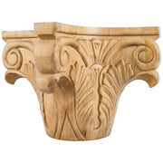 Hardware Resources 9" W x 9" D x 7" H Alder Acanthus Column Capital
