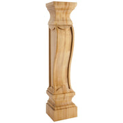 Hardware Resources 8" W x 7" D x 36" H Alder German Romanesque Fireplace Corbel