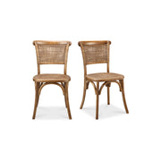 Moes Churchill Dining Chair Light Brown - Set Of Two FG-1001-21
