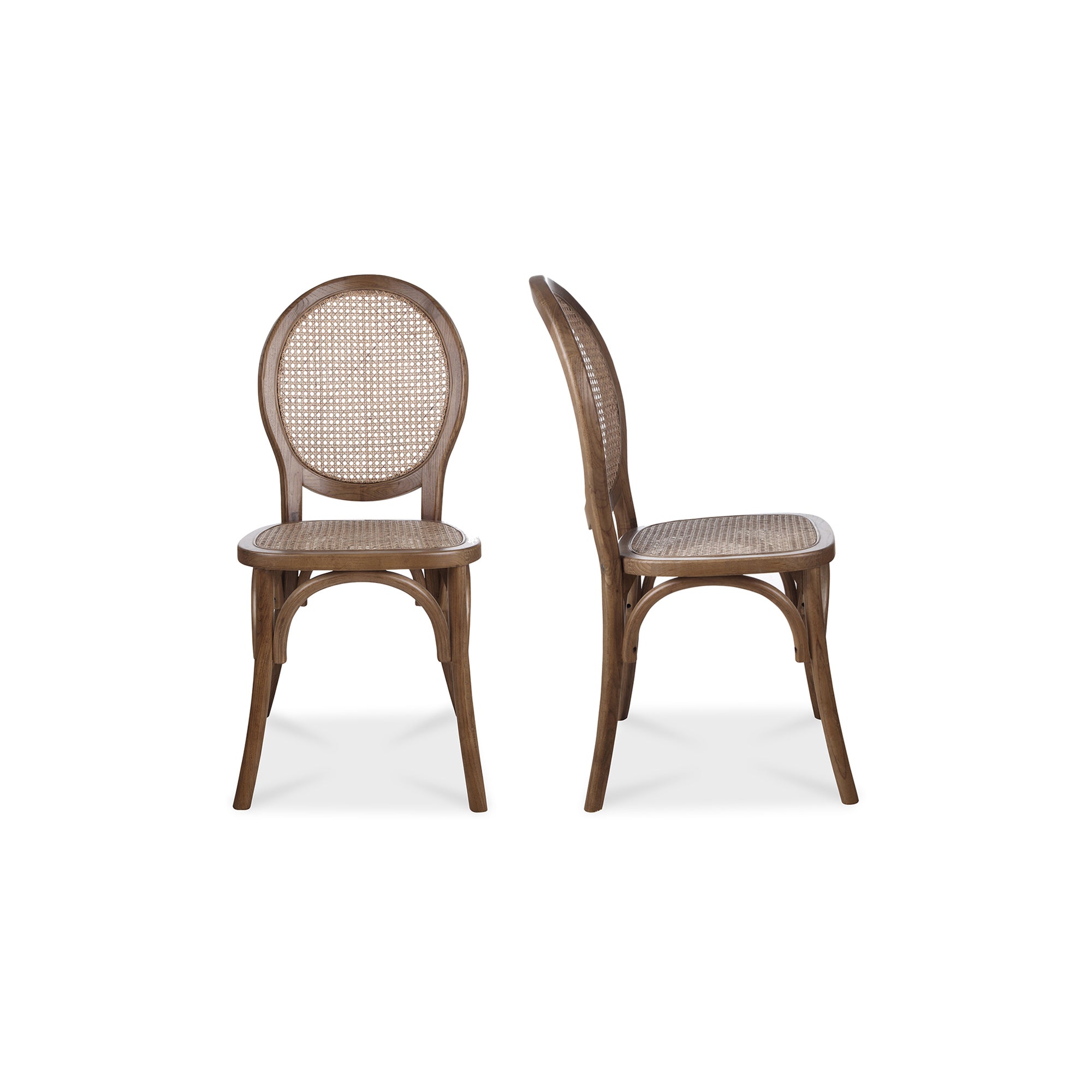 Moes Rivalto Dining Chair Brown - Set Of Two FG-1016-03