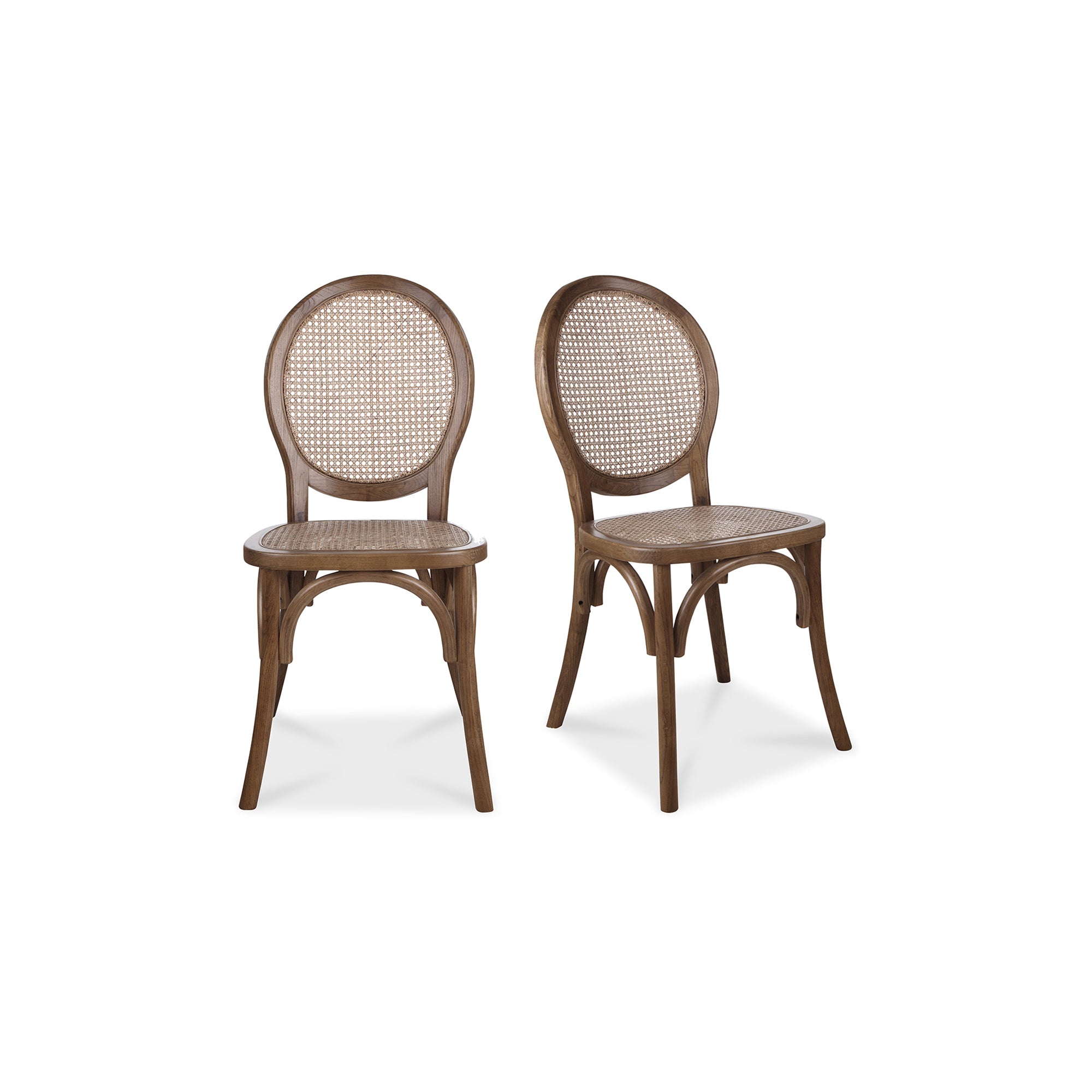 Moes Rivalto Dining Chair Brown - Set Of Two FG-1016-03