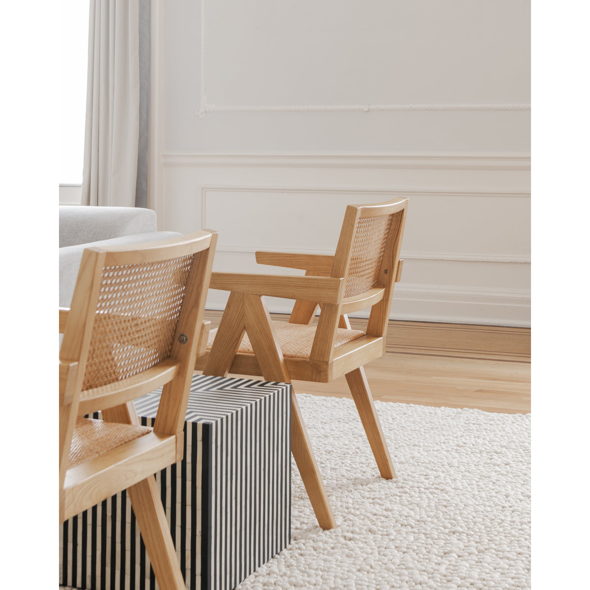 Moes Takashi Chair Natural - Set Of Two FG-1022-24