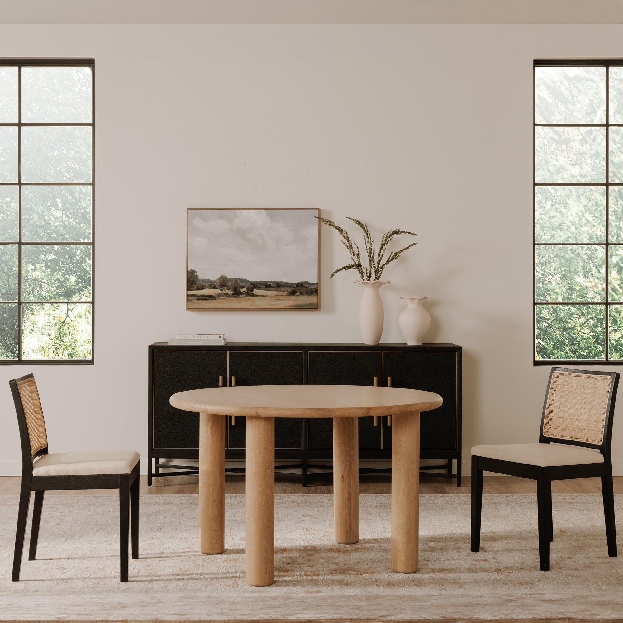 Moes Orville Dining Chair Black - Set Of Two FG-1023-02