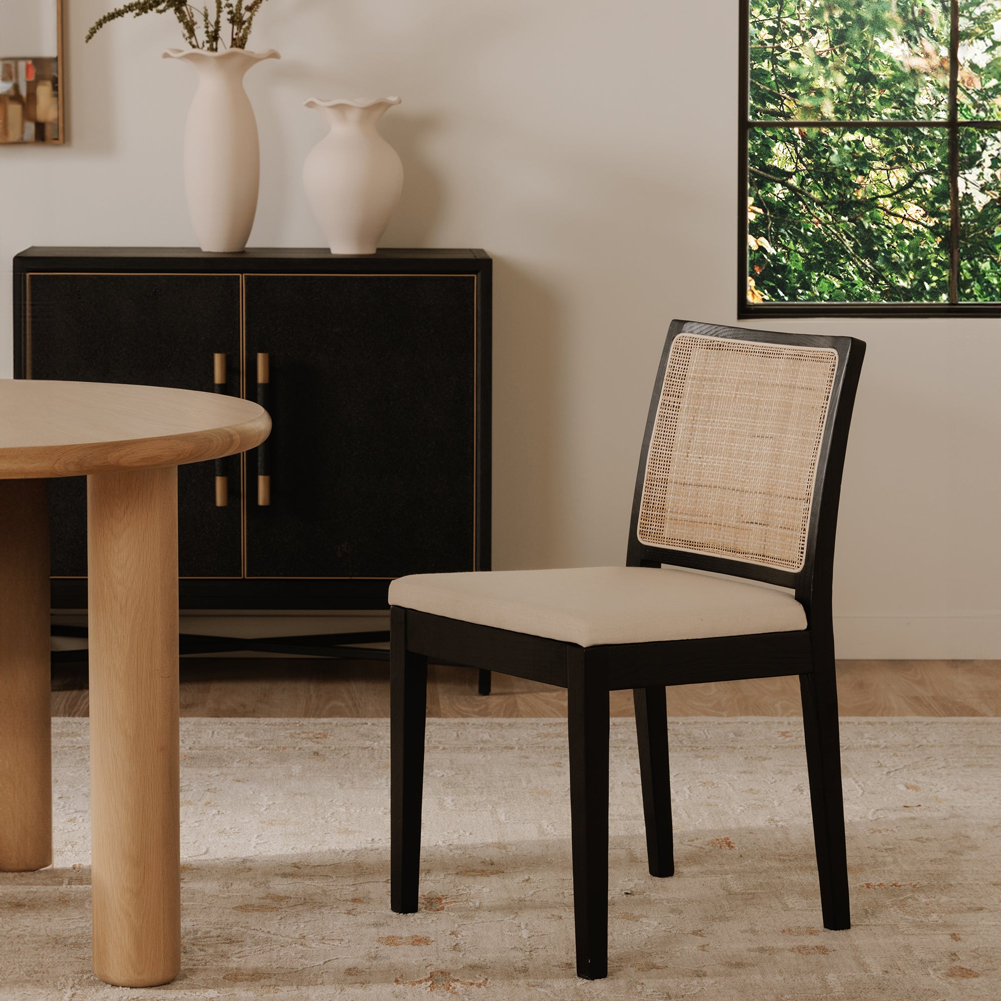 Moes Orville Dining Chair Black - Set Of Two FG-1023-02