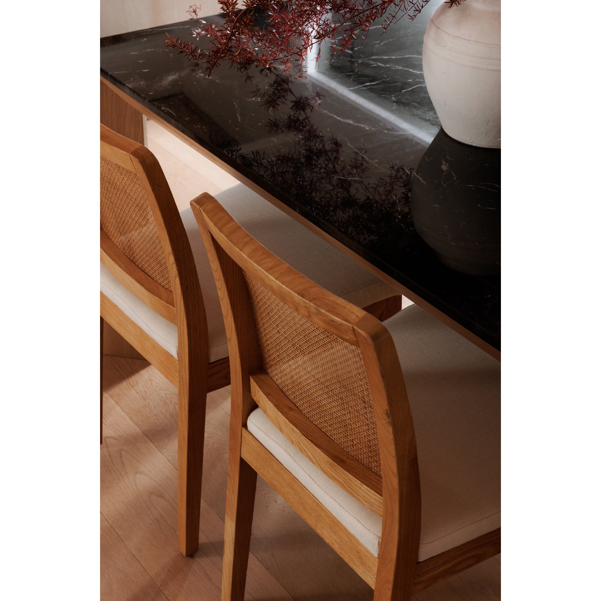Moes Orville Dining Chair Natural - Set Of Two FG-1023-24