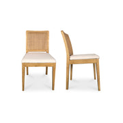 Moes Orville Dining Chair Natural - Set Of Two FG-1023-24