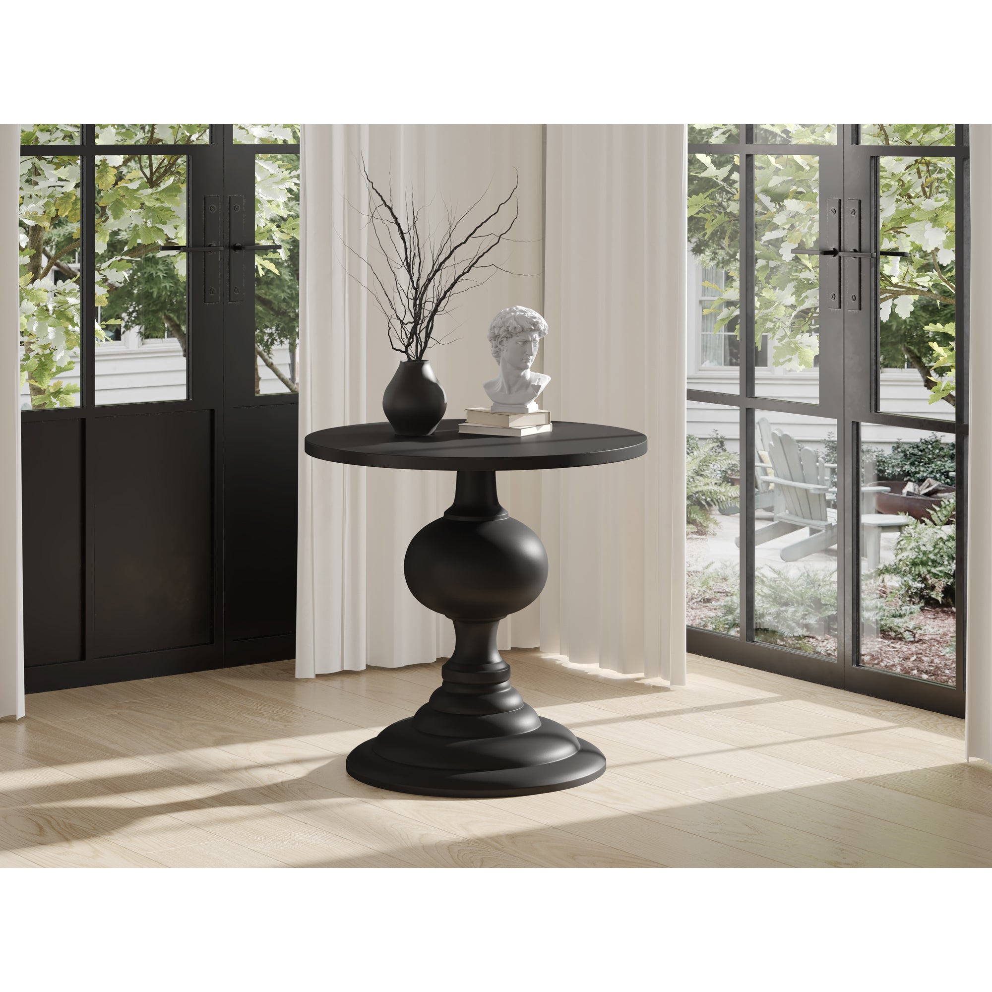 Moes Lexie Dining Table Black FI-1014-02-0